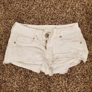 American Eagle White Shorts